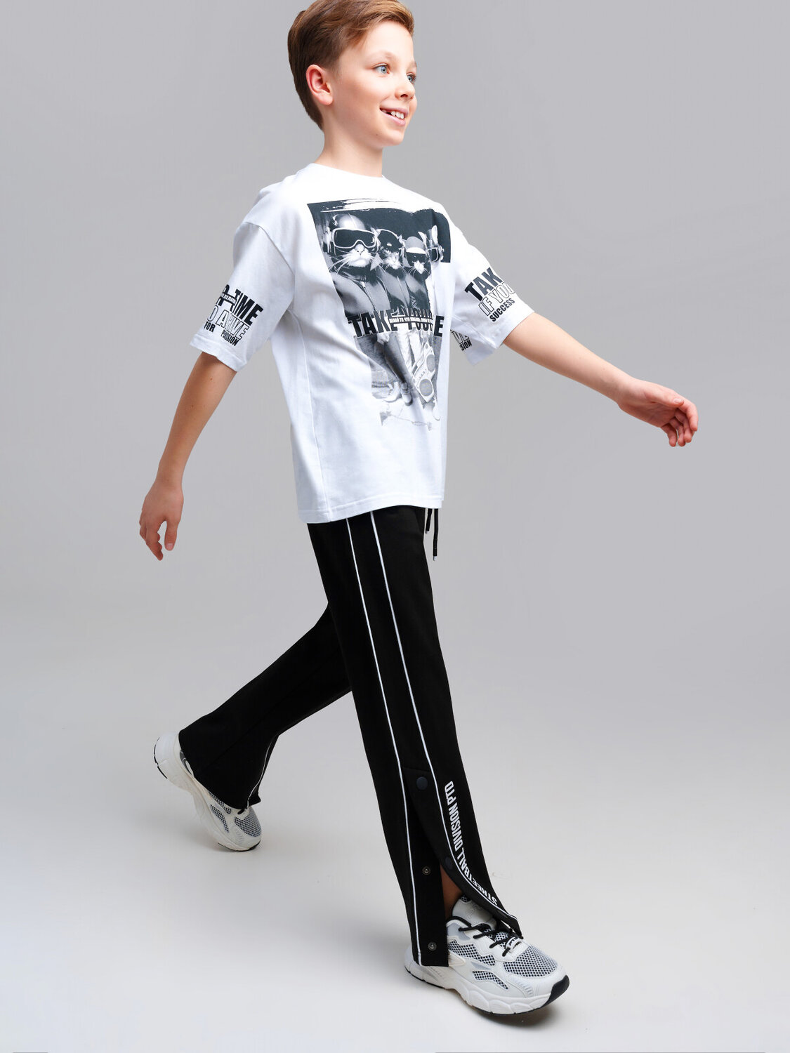 PLAYTODAY Брюки 537261 12511023 черный,белый