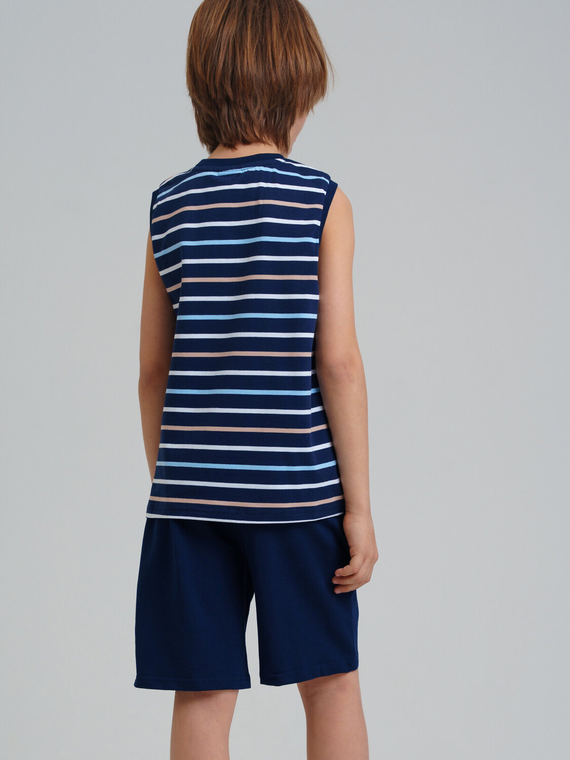 PLAYTODAY Комплект 537686 12511305 тёмно-синий,бежевый,белый