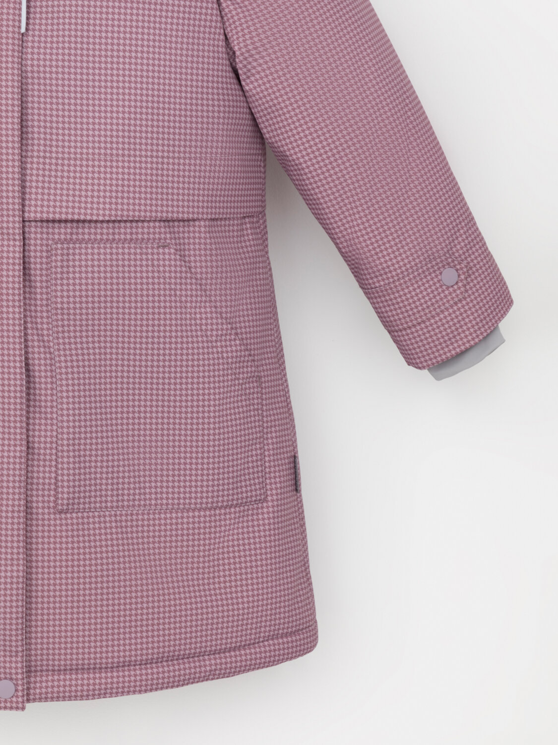 CROCKID Куртка 542261 ВК 38124/н/1 ГР розовый рассвет, маленькая гусиная лапка