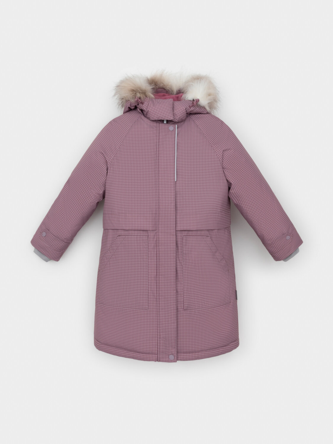 CROCKID Куртка 542261 ВК 38124/н/1 ГР розовый рассвет, маленькая гусиная лапка