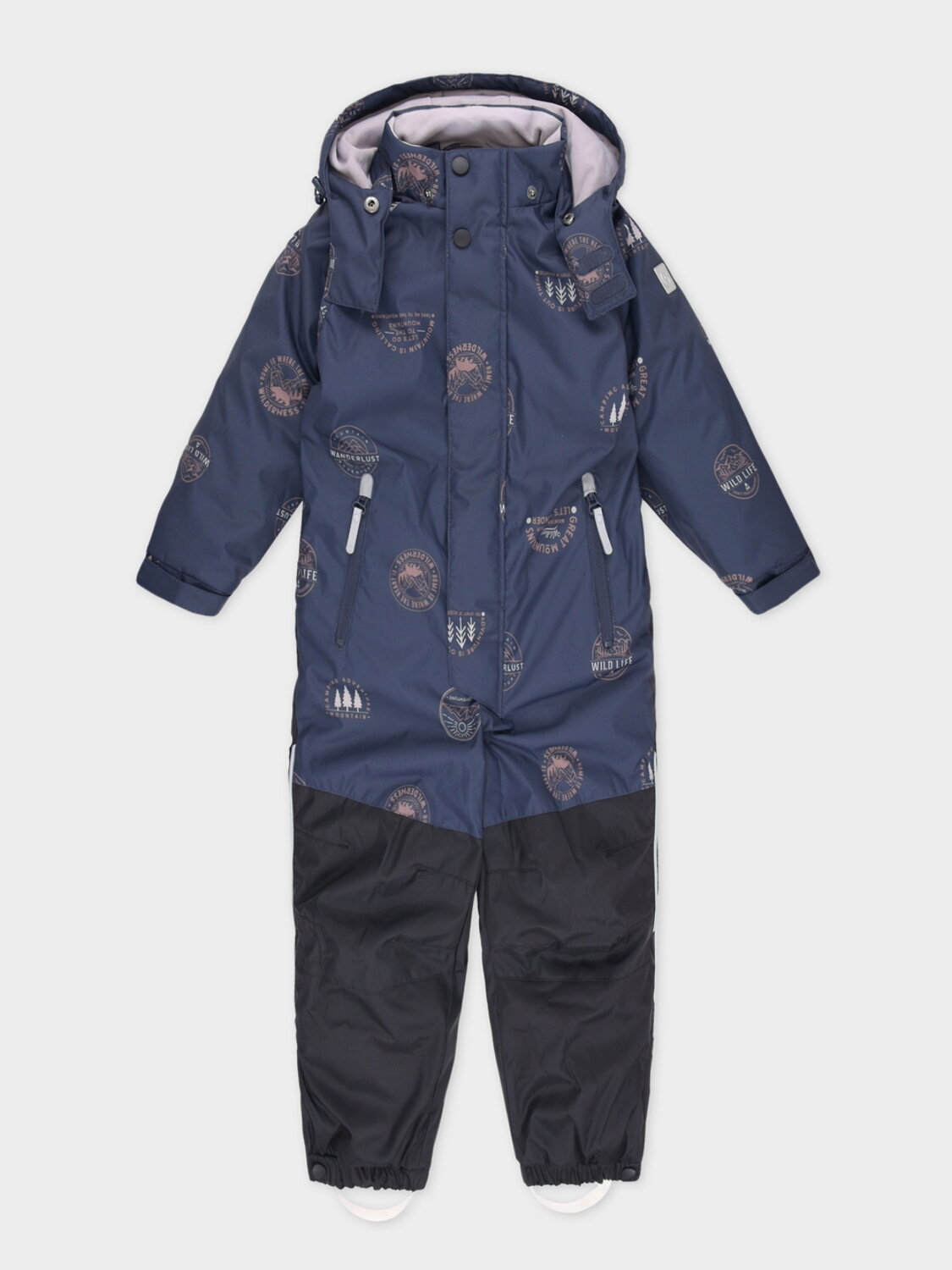 CROCKID Комбинезон 542266 ВК 60127/н/6 УЗГ глубокий синий, горы и путешествия