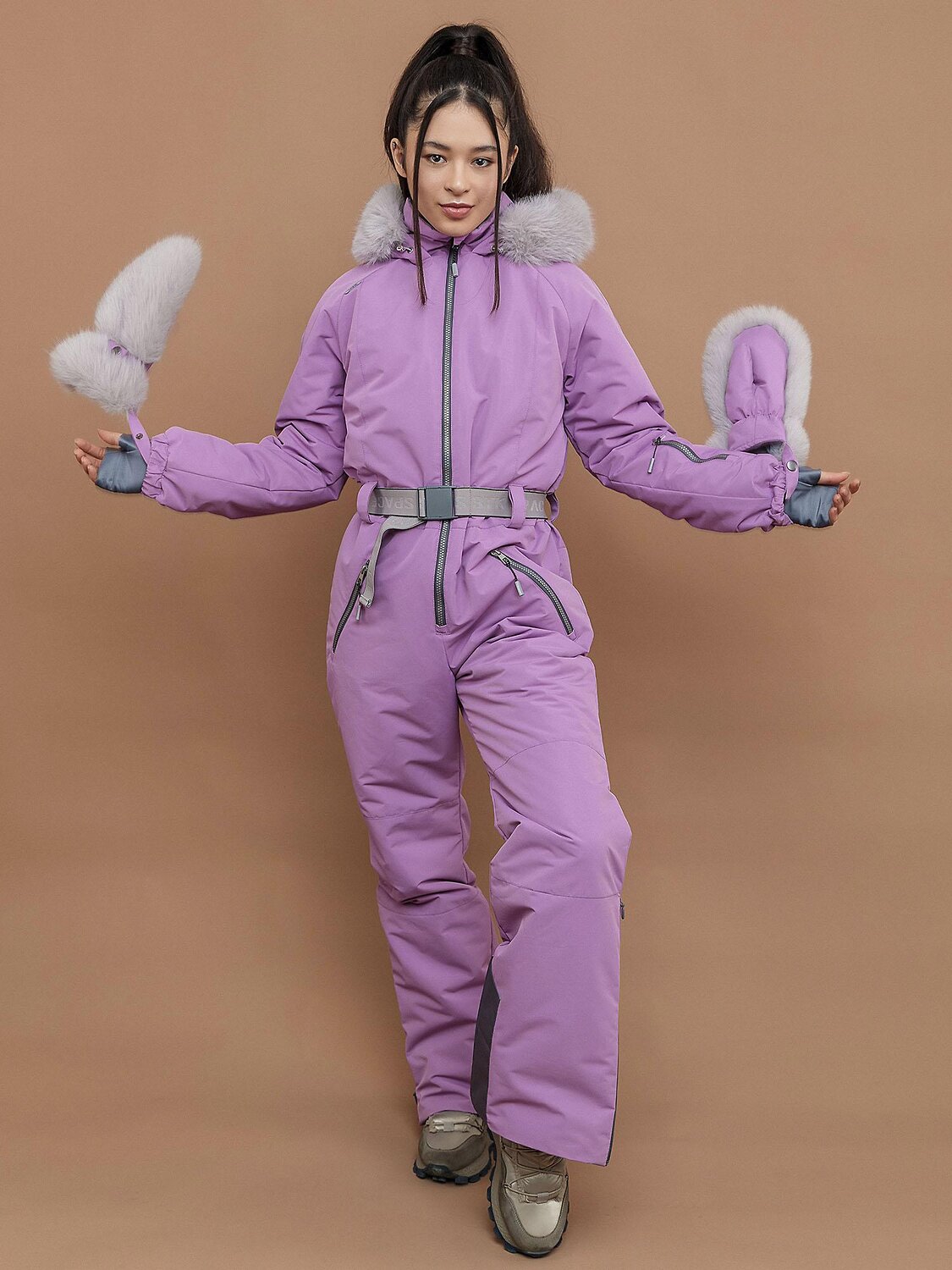 BATIK Комбинезон 549543 214-26з-3 Ежевичный мусс