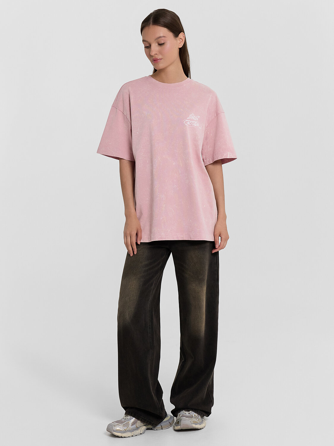 MARK FORMELLE Футболка 550191 112953 пыльный розовый +печать