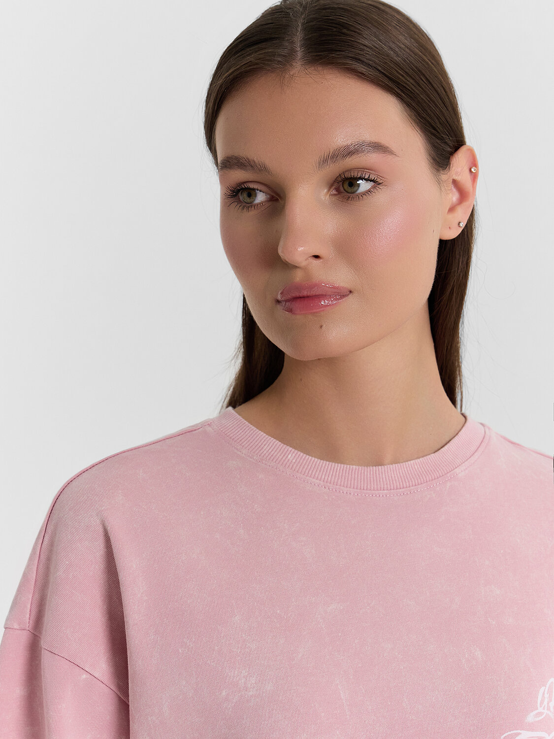 MARK FORMELLE Футболка 550191 112953 пыльный розовый +печать