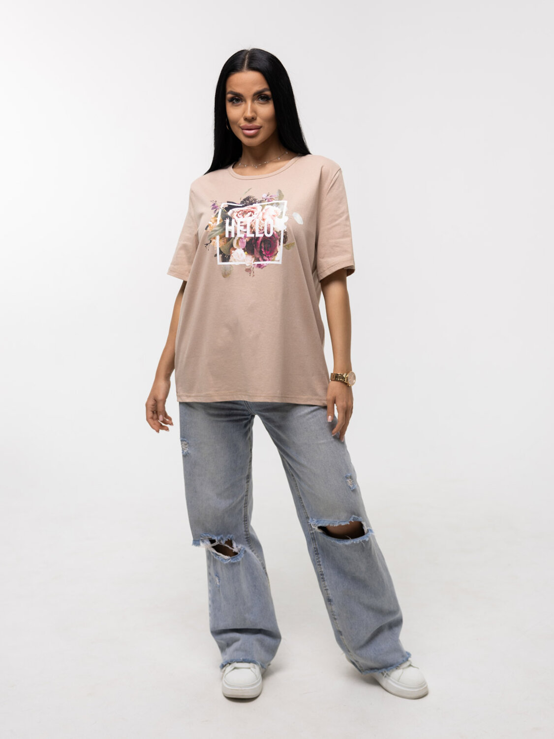 Текс-плюс Футболка 553001 НФ-00156193 Бежевый