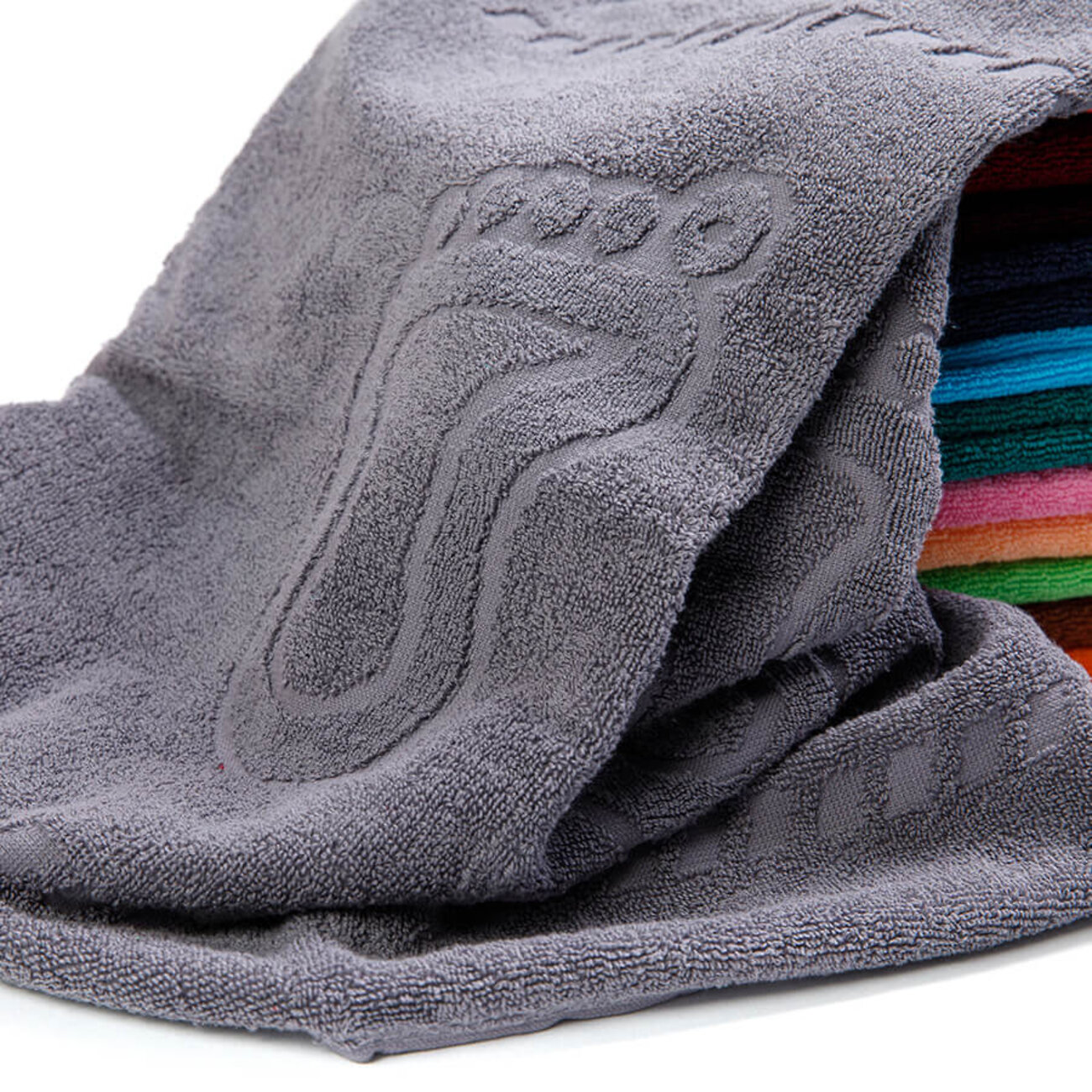 Текс-плюс Полотенце 555140 НФ-00029981 Ножки, цвет серый