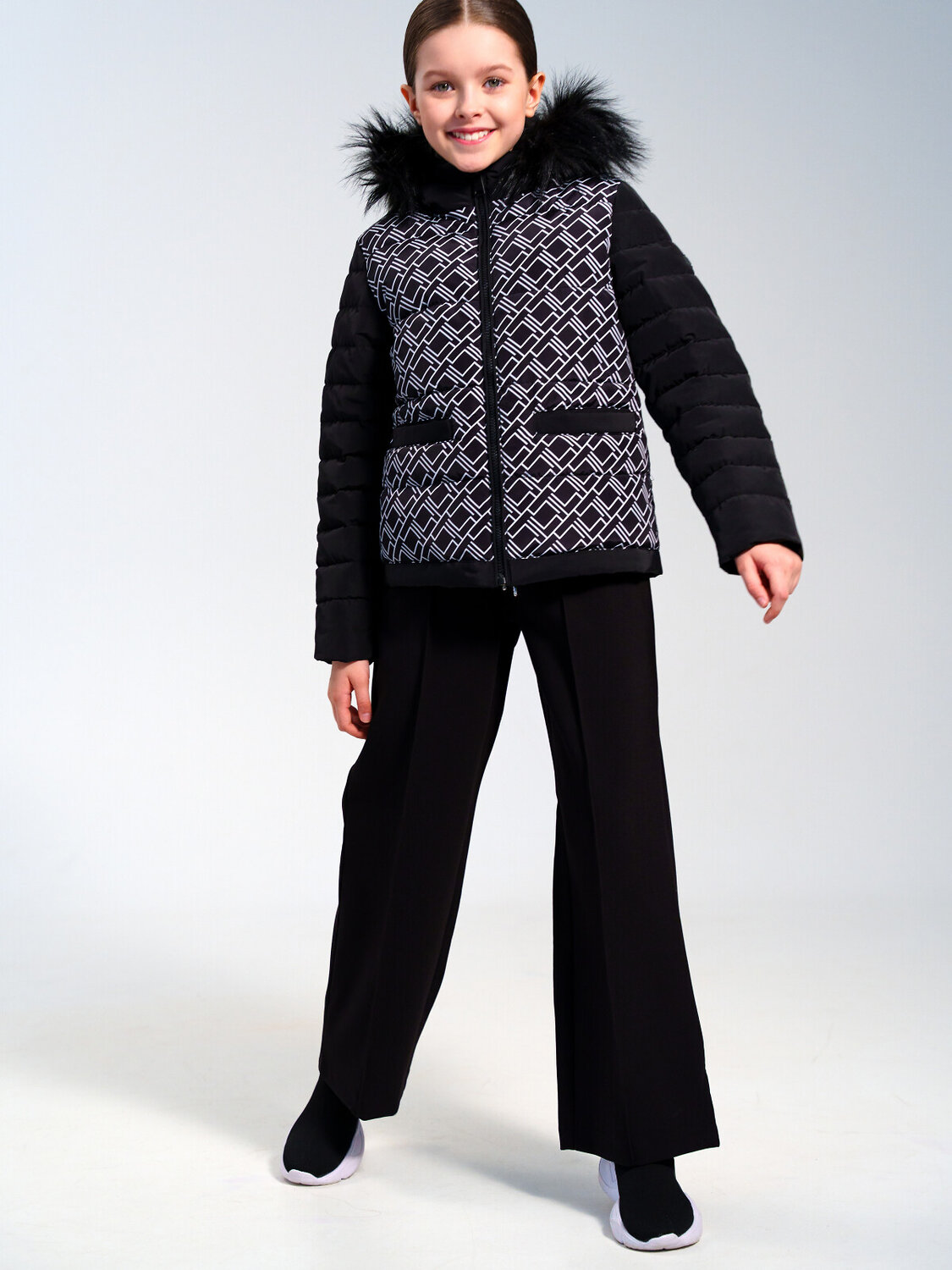 PLAYTODAY Куртка 556591 22427007 черный,белый