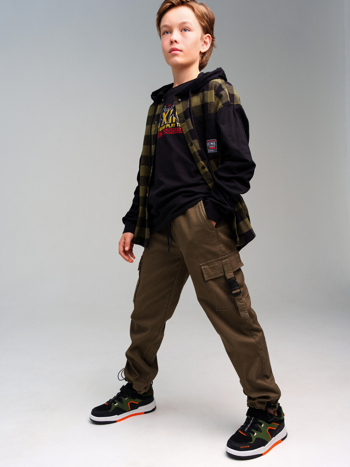 PLAYTODAY Брюки 556594 32411060 темно-зеленый