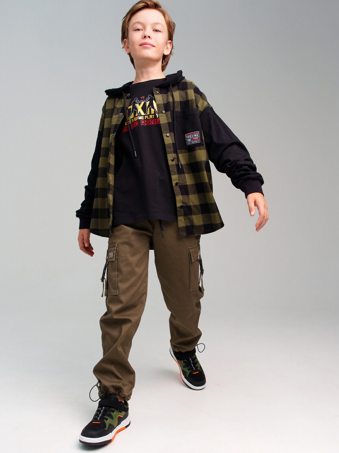 PLAYTODAY Брюки 556594 32411060 темно-зеленый