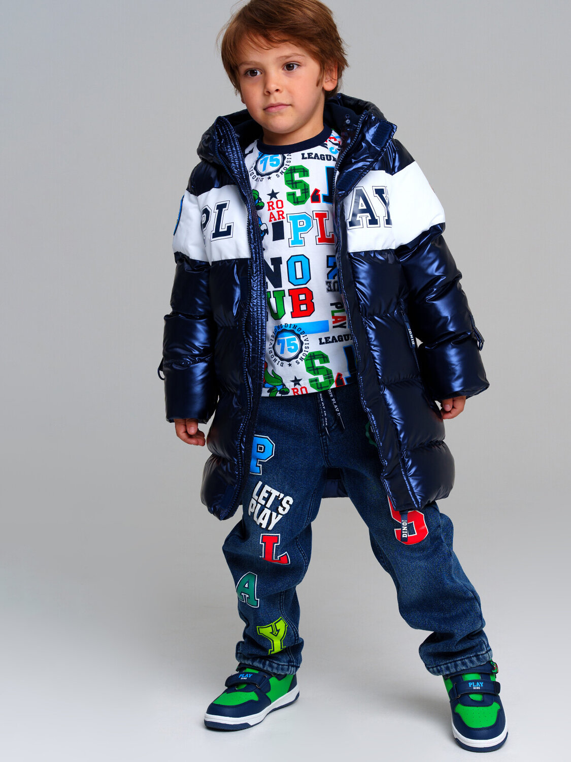 PLAYTODAY Пальто 556596 32412004 тёмно-синий