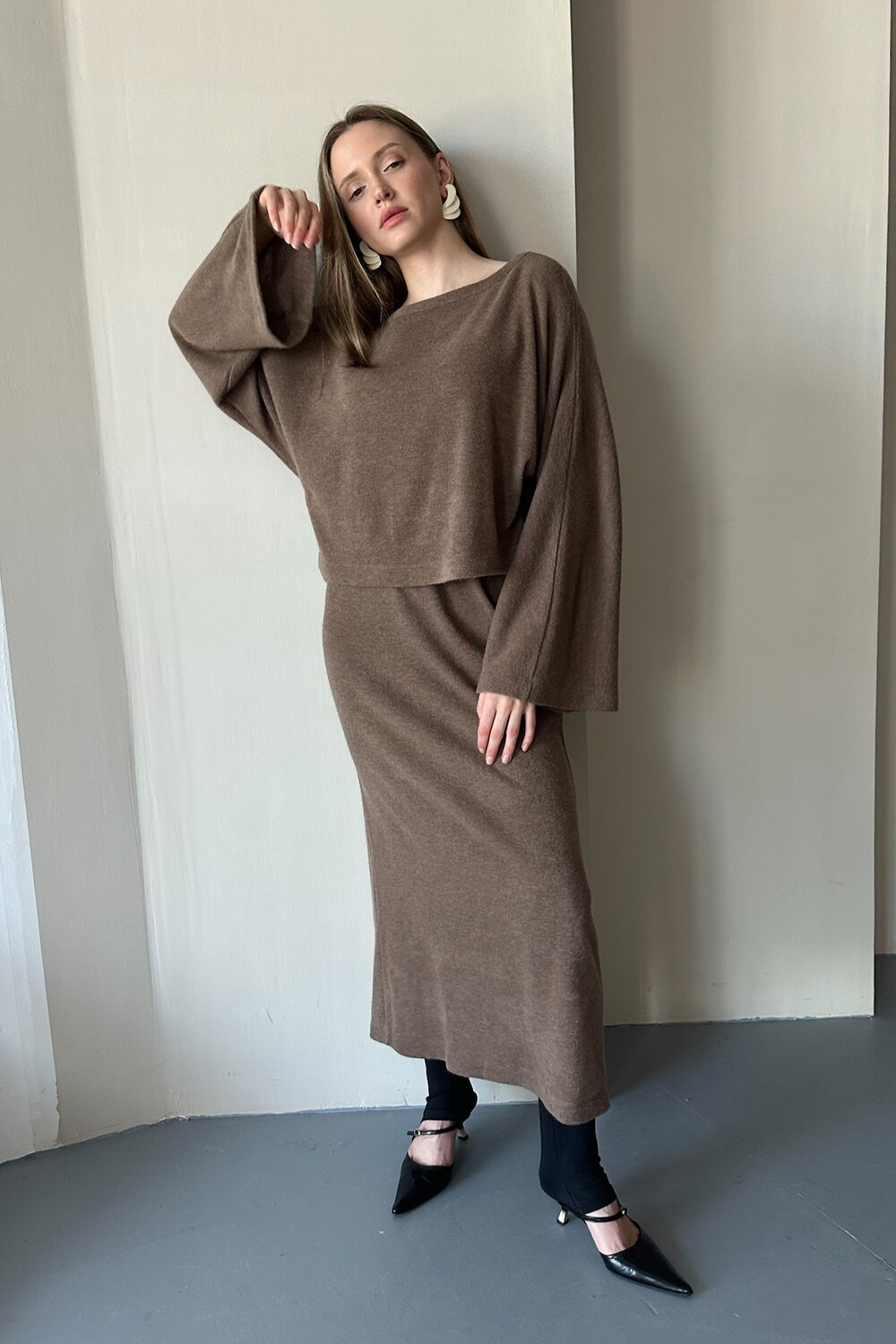 RISE Свитер 556688 WOOL041/04 Коричневый