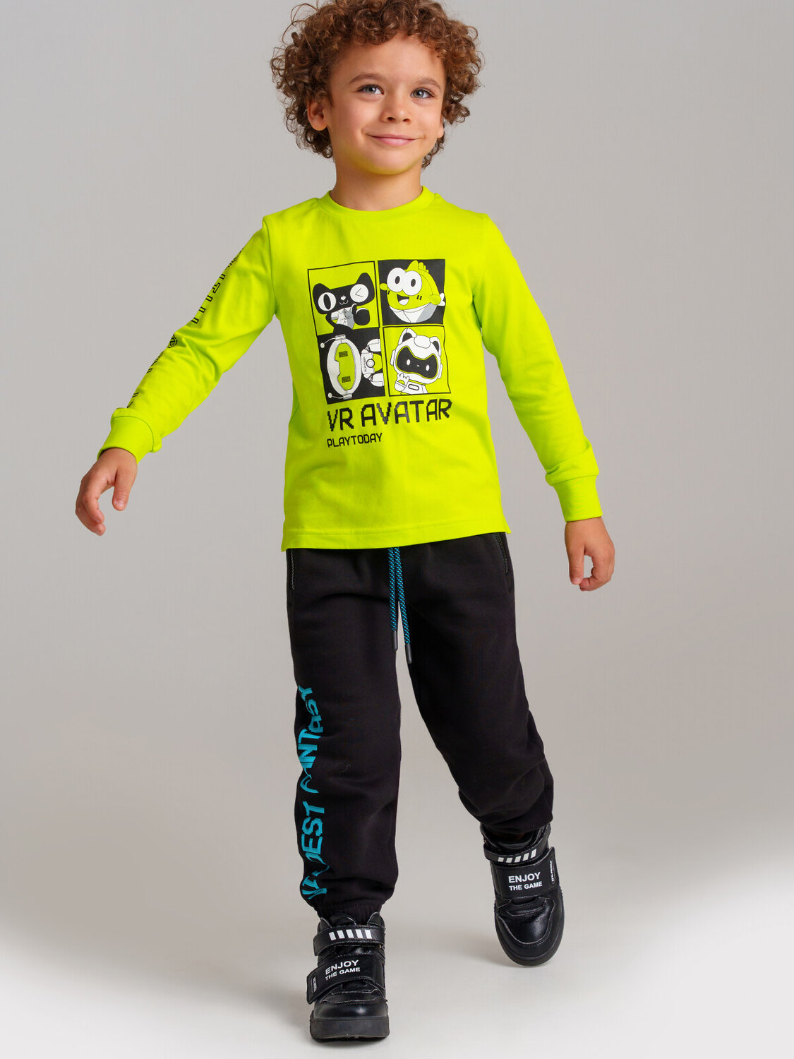 PLAYTODAY Фуфайка 557435 32412146 светло-зеленый