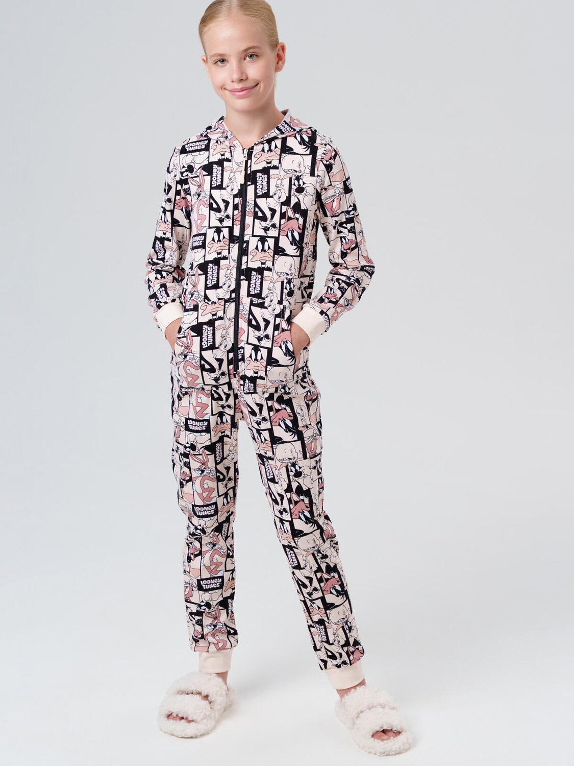 PLAYTODAY Комбинезон 557517 12541117 бежевый