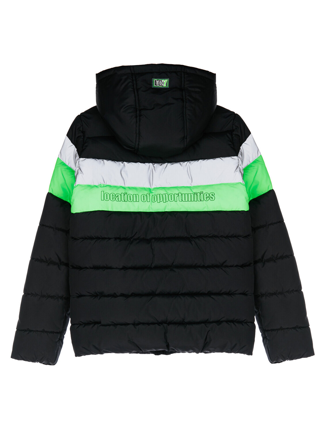 PLAYTODAY Куртка 557539 32411252 черный,зеленый,серебряный