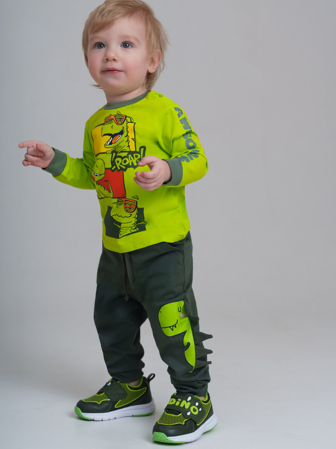 PLAYTODAY Фуфайка 557608 32419062 светло-зеленый