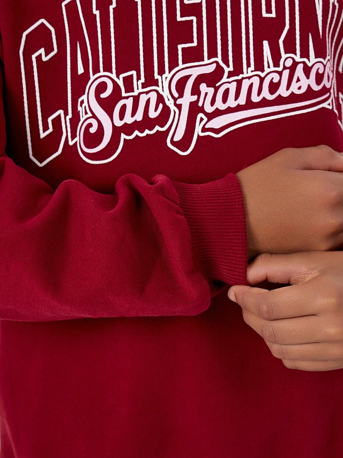 MARK FORMELLE Свитшот 558508 127940 вишневый +печать