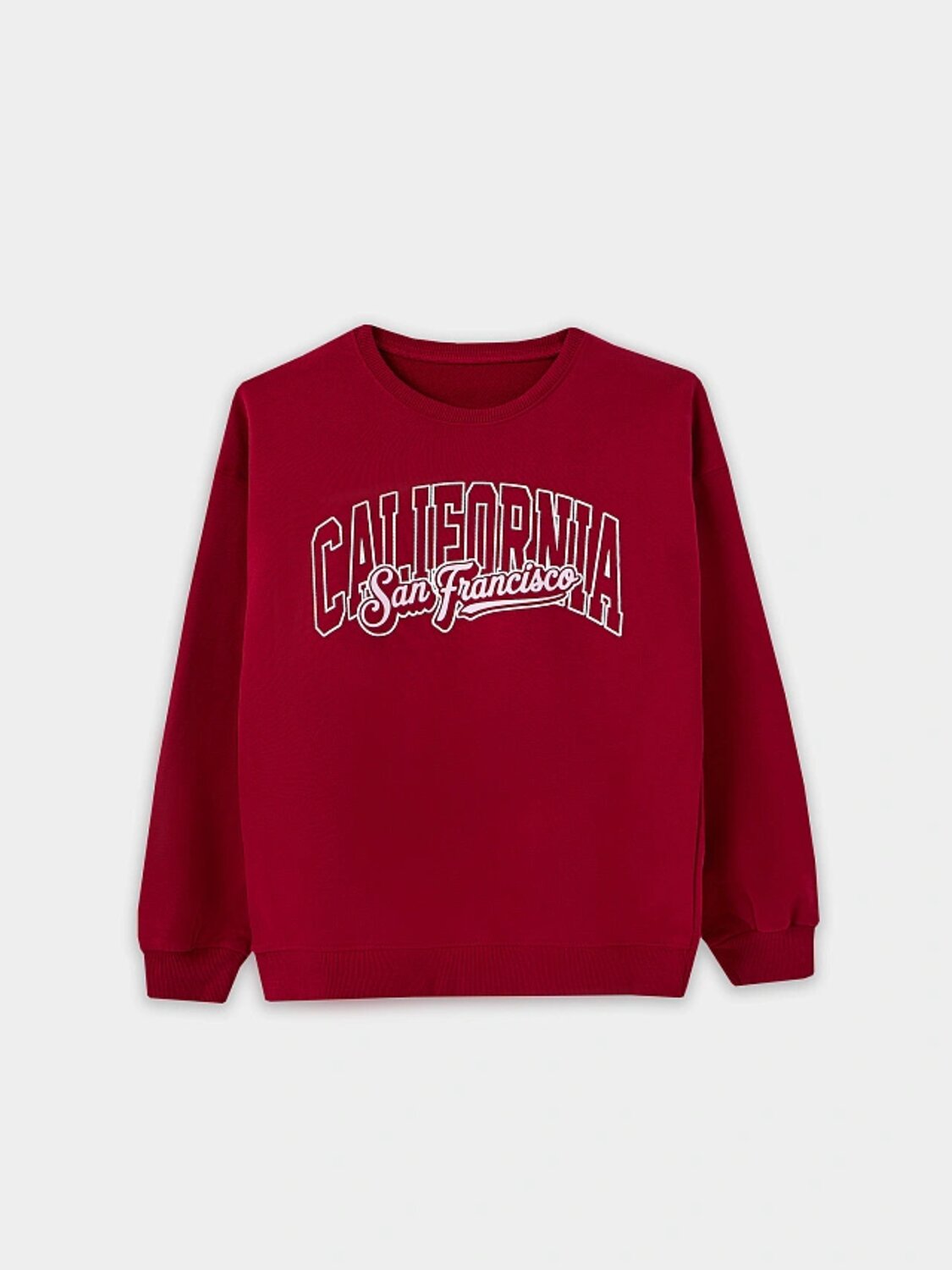 MARK FORMELLE Свитшот 558508 127940 вишневый +печать