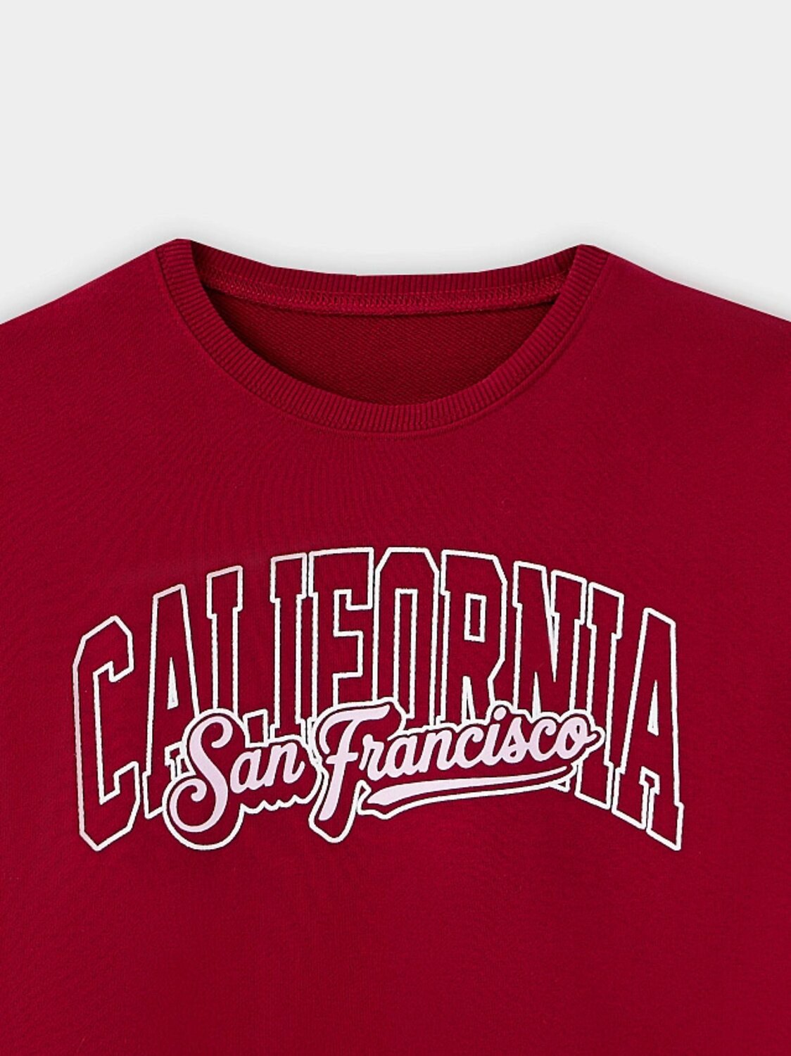 MARK FORMELLE Свитшот 558508 127940 вишневый +печать