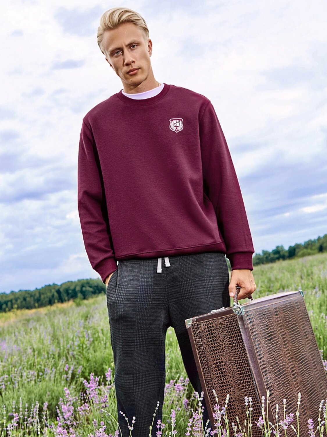 MARK FORMELLE Свитшот 558514 121939 бордо