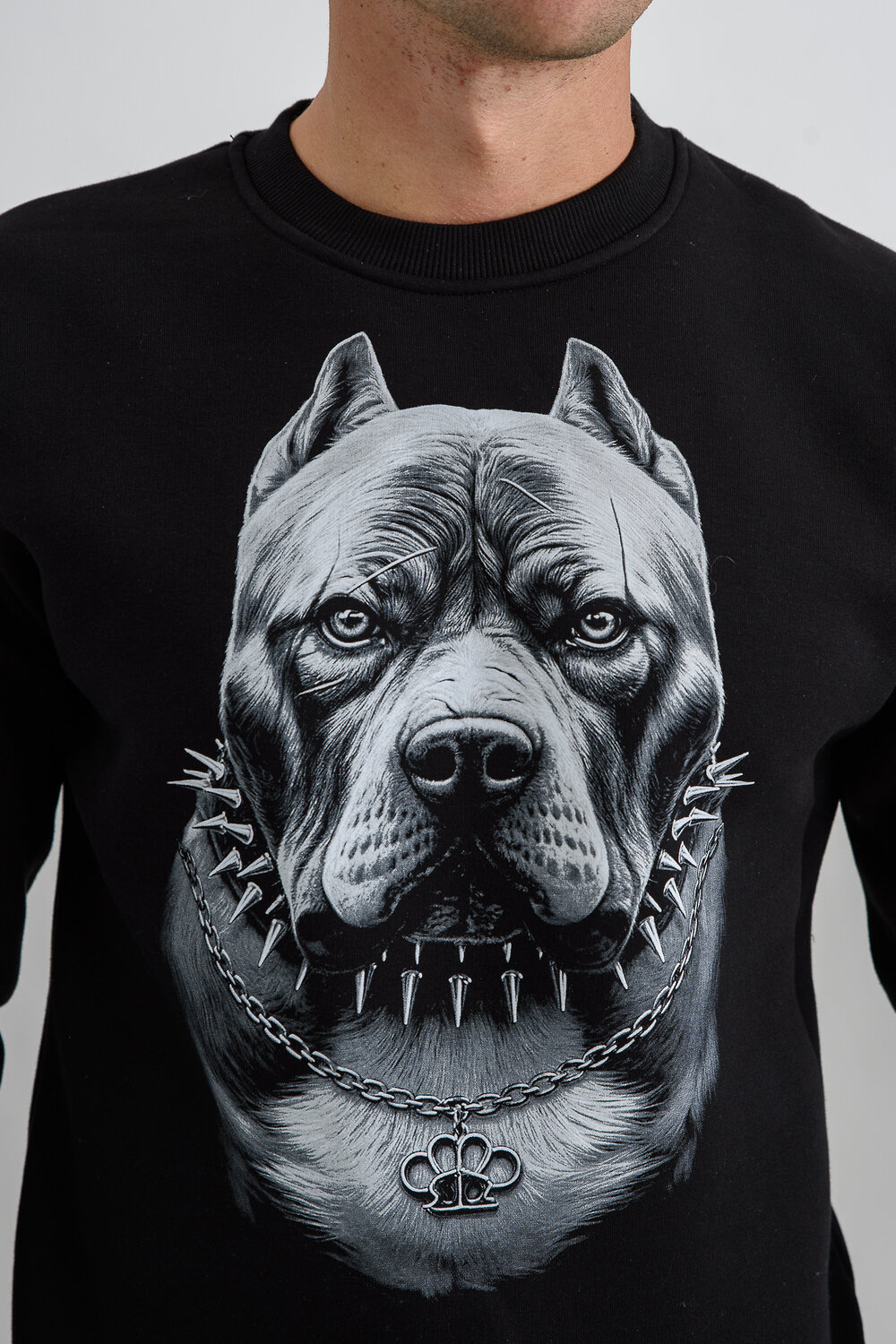 Натали Свитшот 560162 8559 черный+питбуль