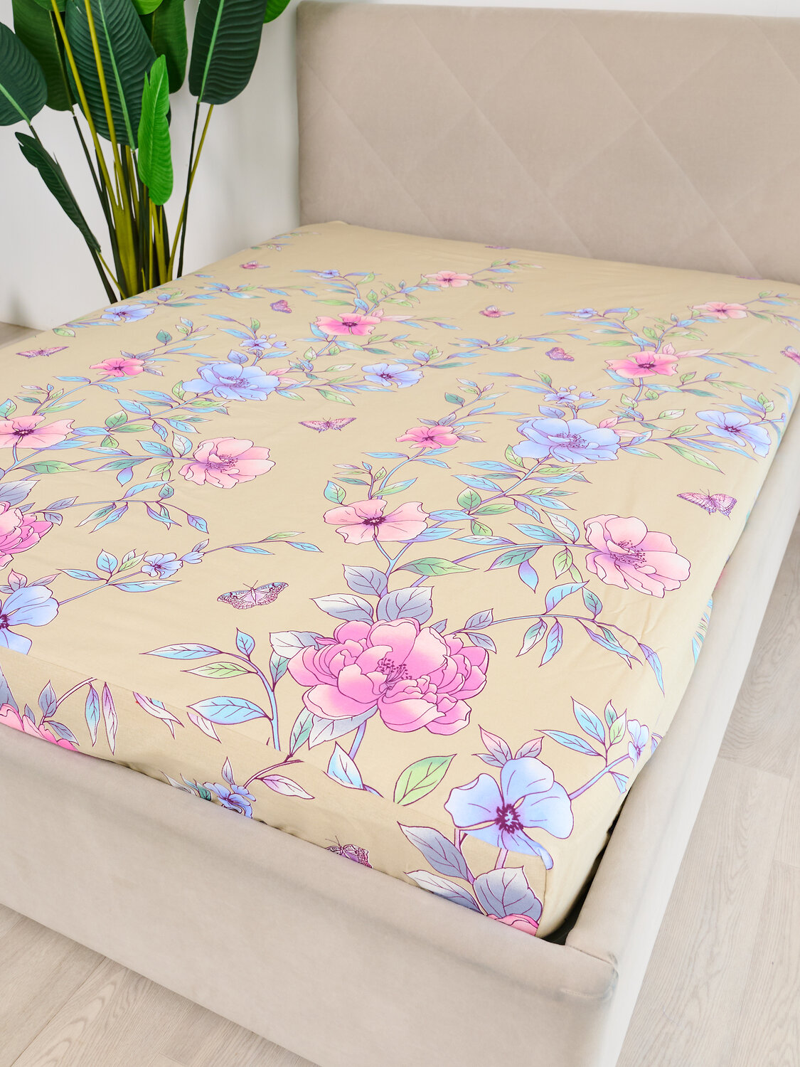 Текс-плюс Простыня 560733 НФ-00152635 Маргарита, цвет бежевый