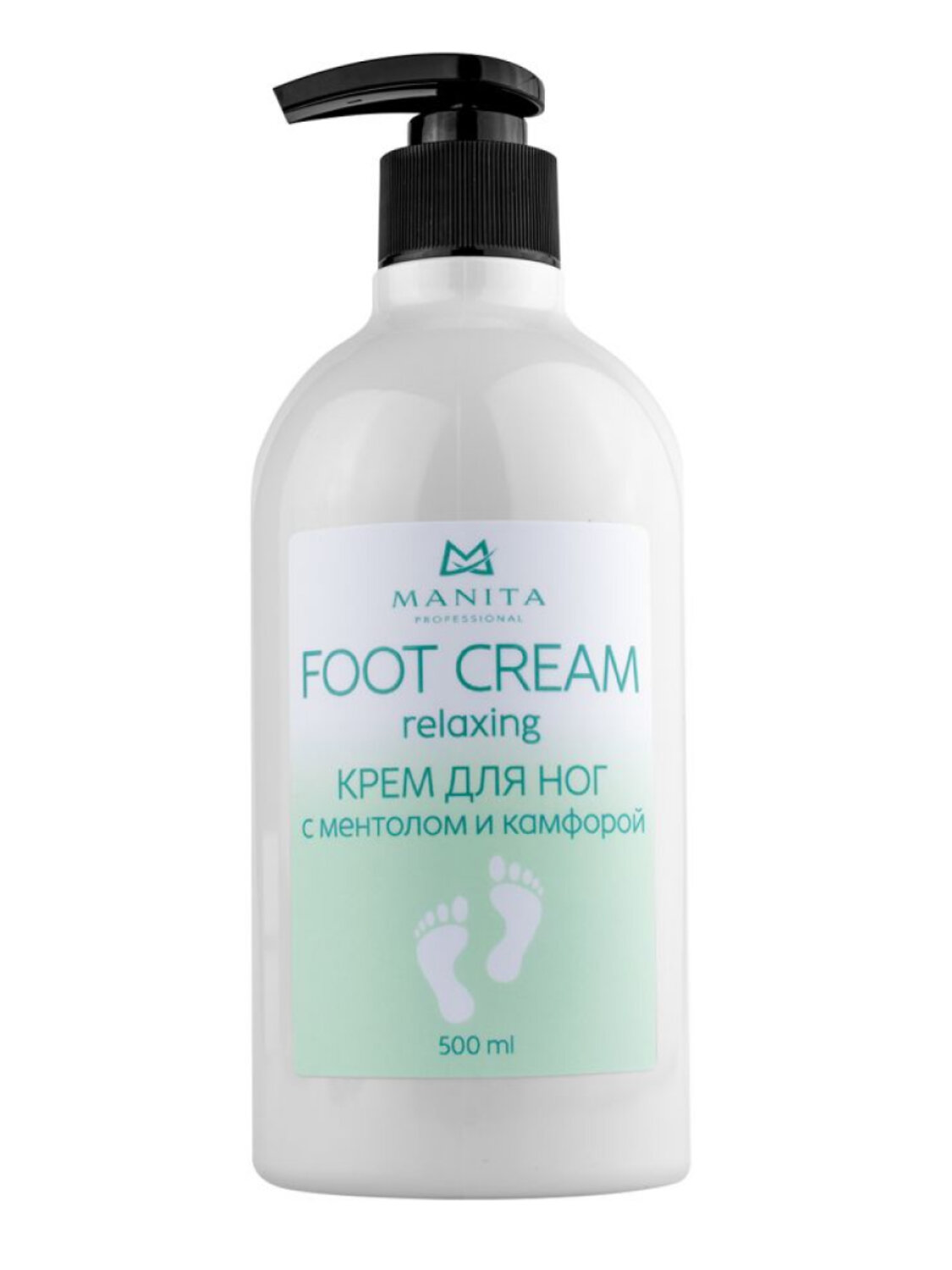 MANITA Крем для ног с ментолом и камфорой, 500 мл 561344 28039 