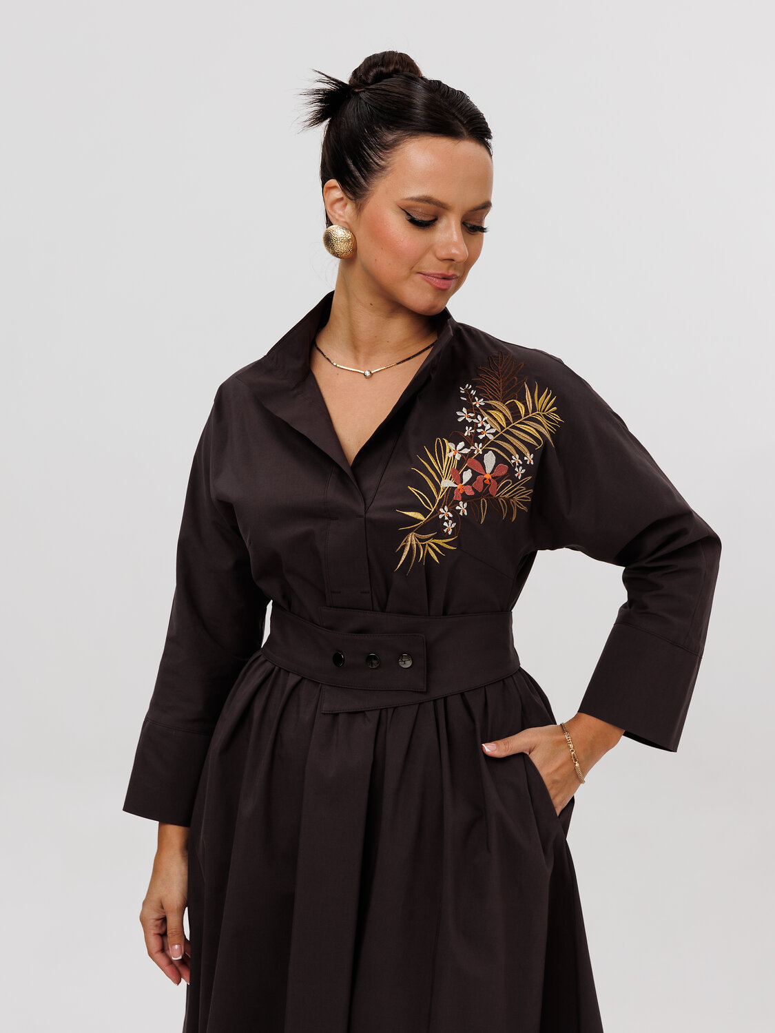 Panda Платье 561631 83984 Шоколад