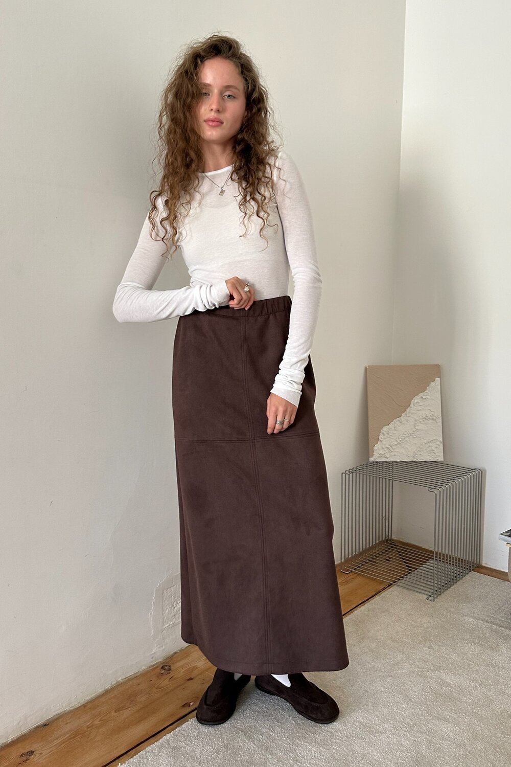 RISE Юбка 561980 BASE103/02 Коричневый