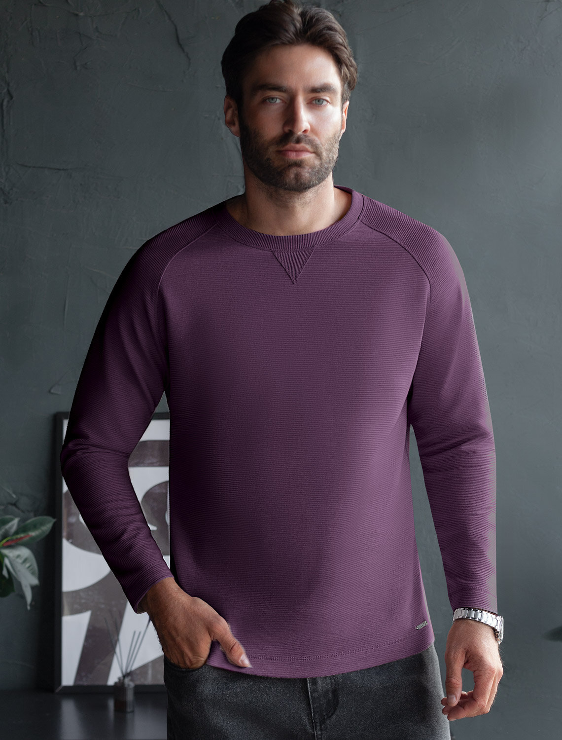 VILATTE Джемпер 562143 U49.063 бургунди