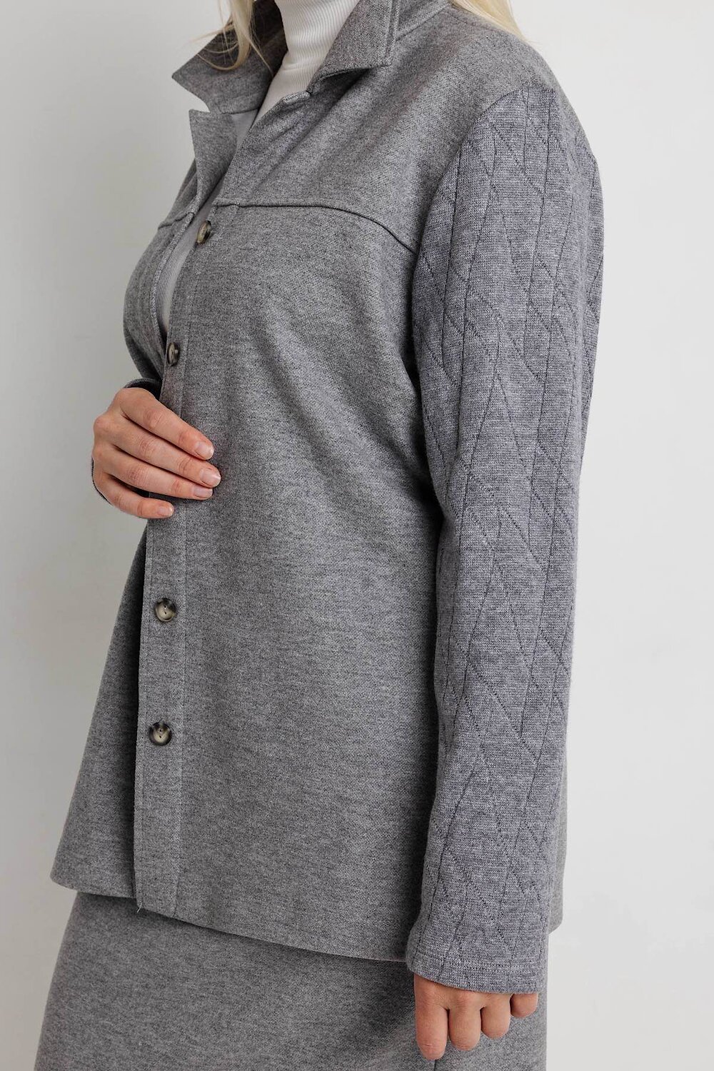 RISE Жакет 563773 4474Н/01 Серый