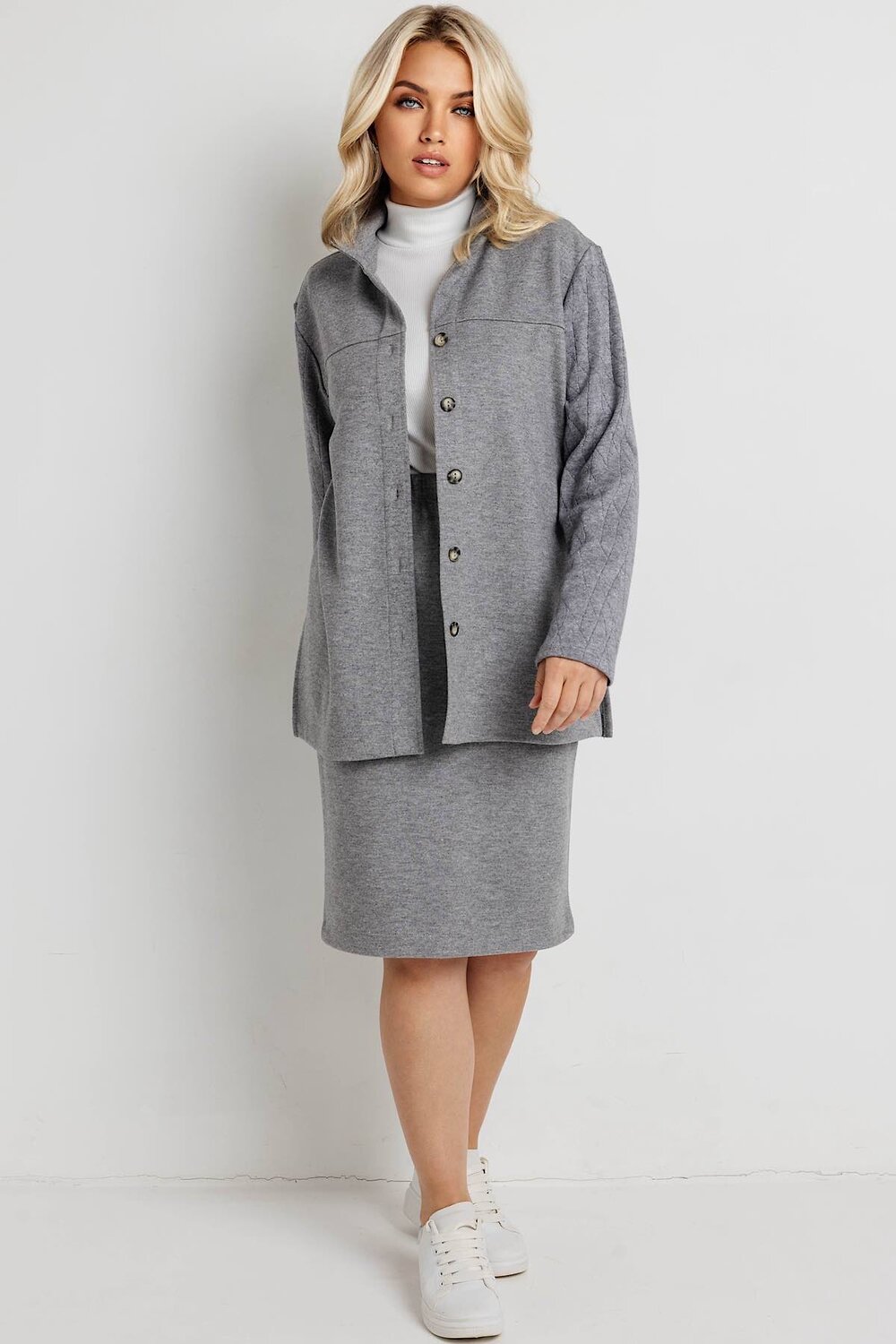 RISE Жакет 563773 4474Н/01 Серый