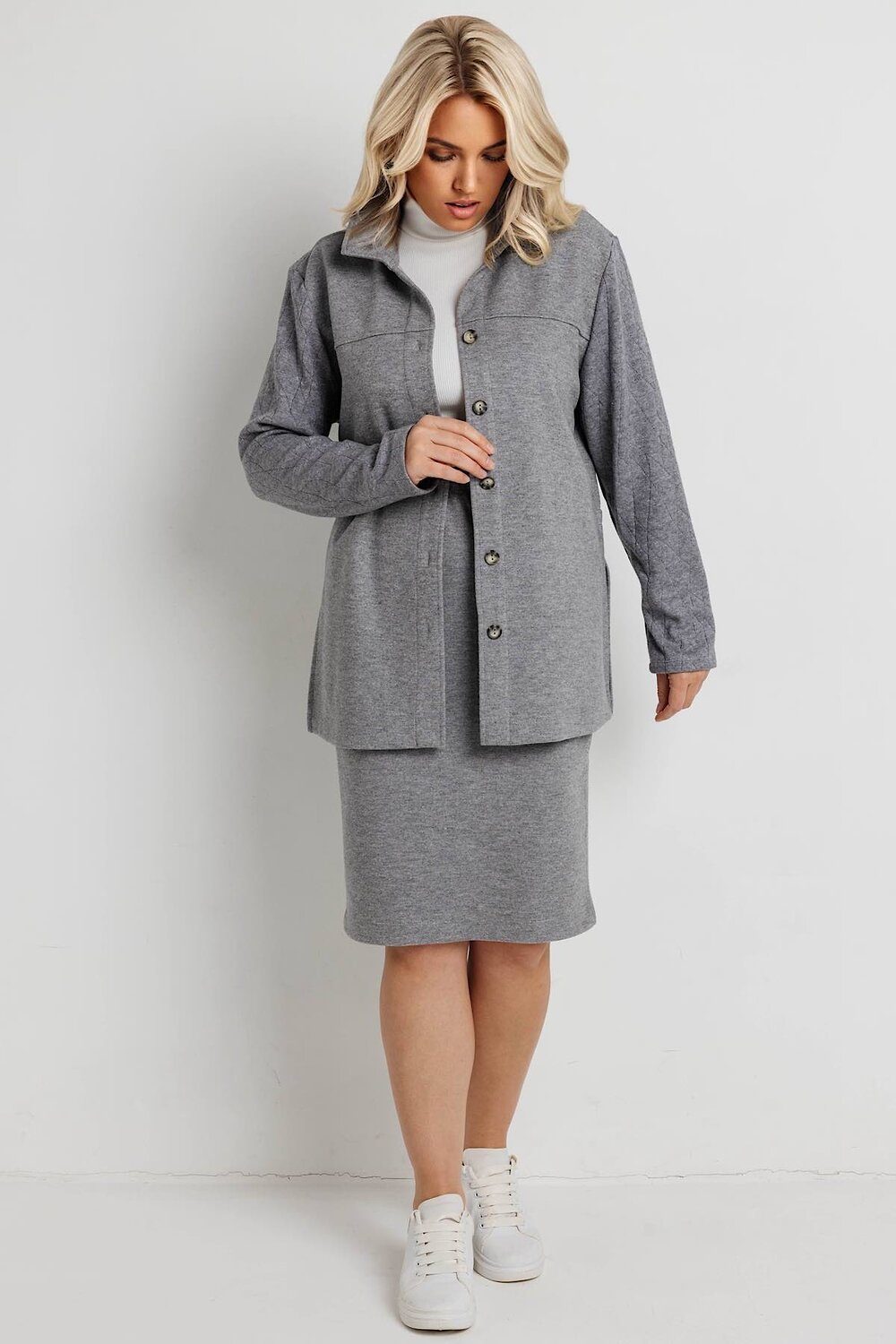 RISE Жакет 563773 4474Н/01 Серый