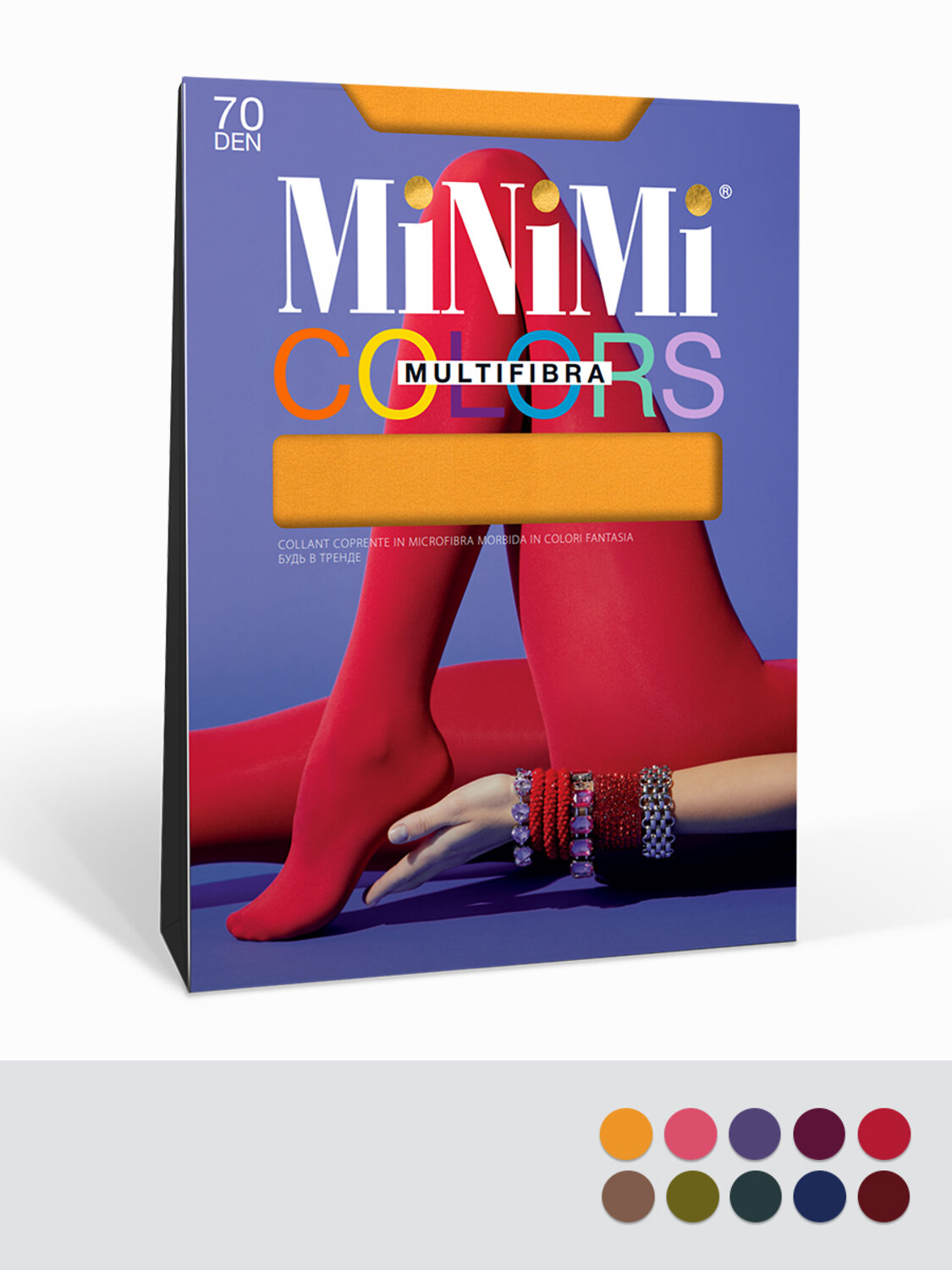 Minimi Колготки 563998 MULTIFIBRA  COLORS 70 3D Barbie (Розовый)