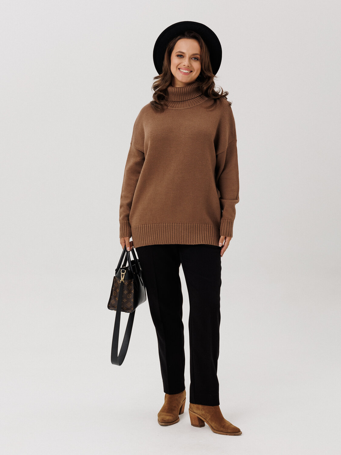 Panda Джемпер 564351 AMР-129 Кофейный