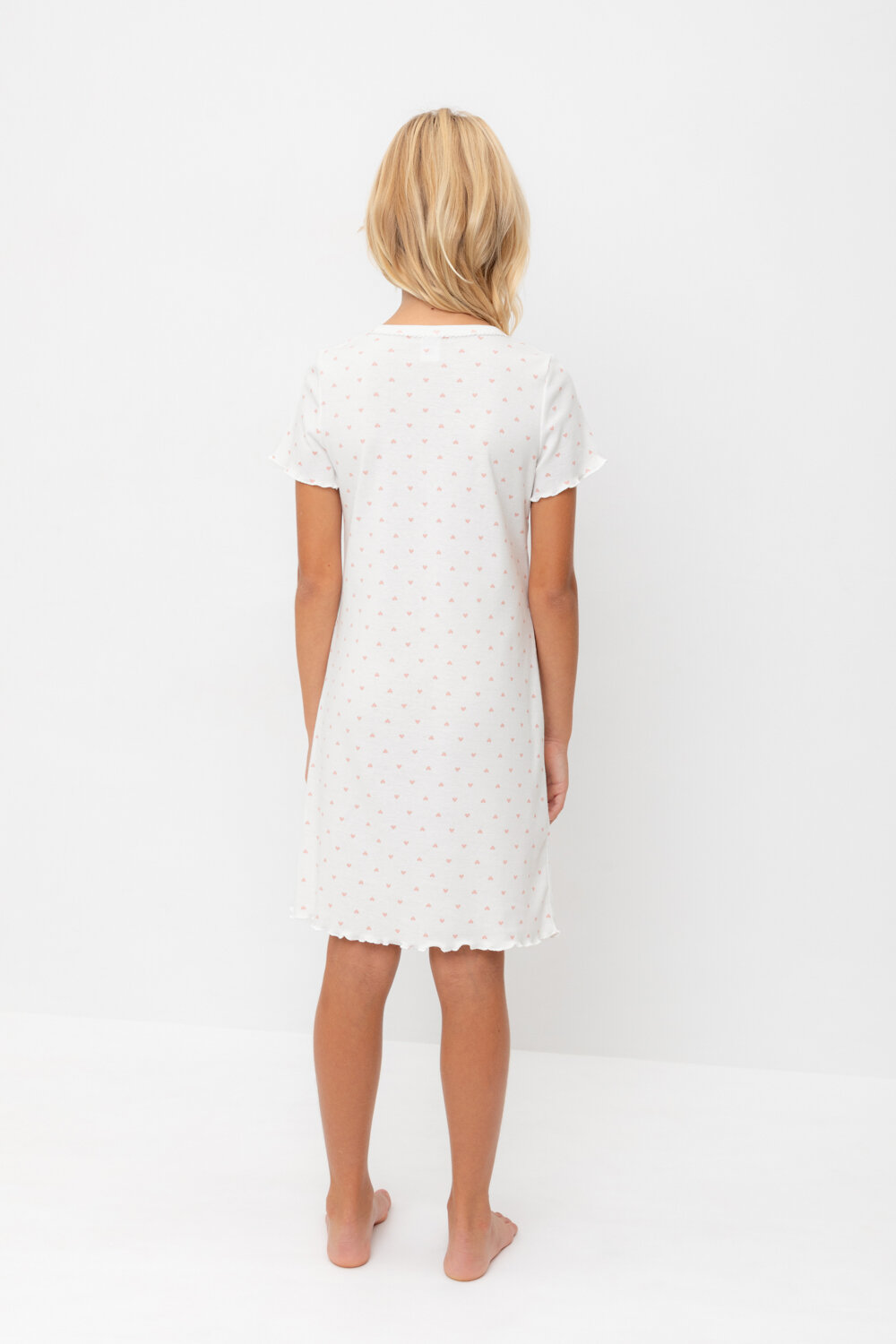 CROCKID Сорочка 565072 К 1180/24 сердечки на сахаре