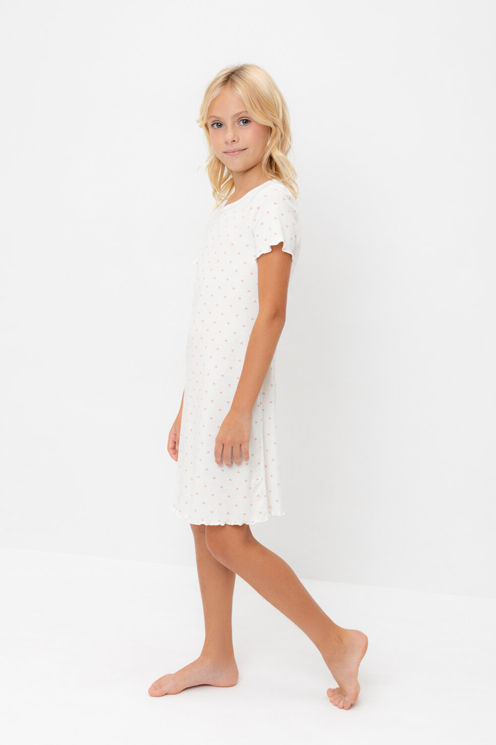 CROCKID Сорочка 565072 К 1180/24 сердечки на сахаре