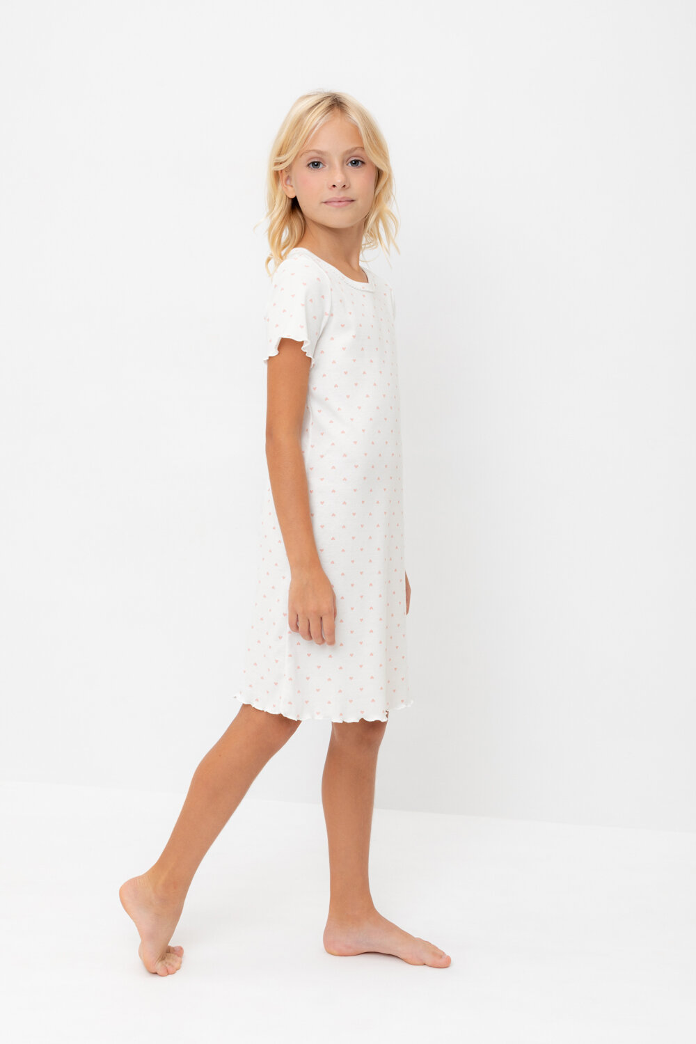 CROCKID Сорочка 565072 К 1180/24 сердечки на сахаре