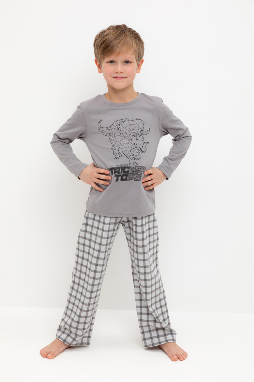 CROCKID Пижама 565172 К 1600 серый