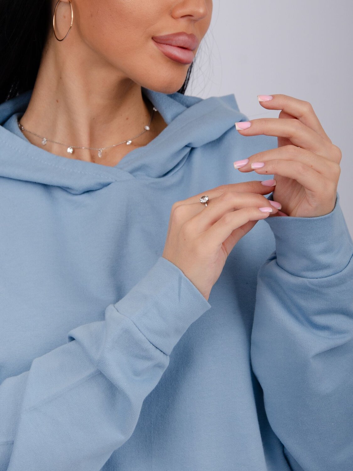 Malina Худи 565850 СЖ-27 голубой