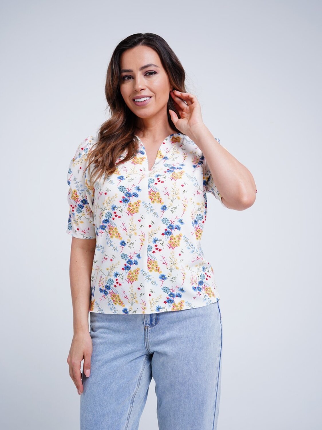 AandOstudio Блузка 566121 Б10014А  молочный