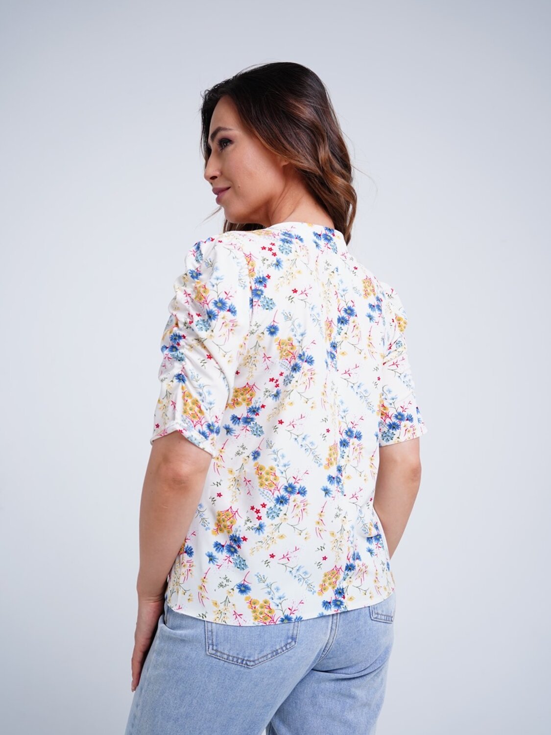 AandOstudio Блузка 566121 Б10014А  молочный