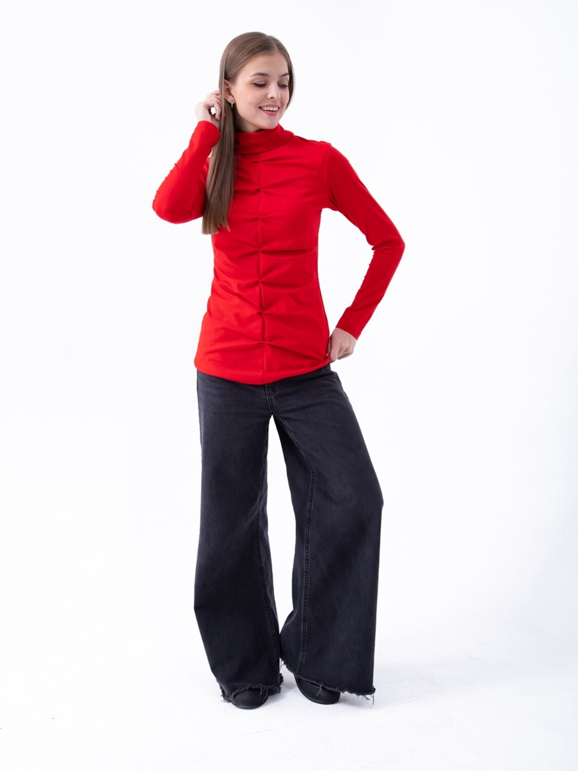 AandOstudio Водолазка 566124 В20004А красный