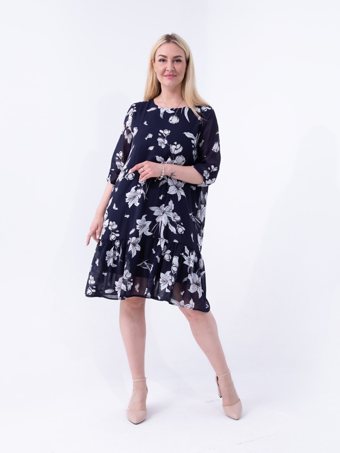 AandOstudio Платье 566164 П60005 синий