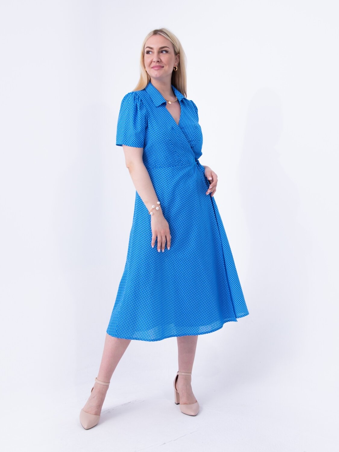 AandOstudio Платье 566165 П60011 василек