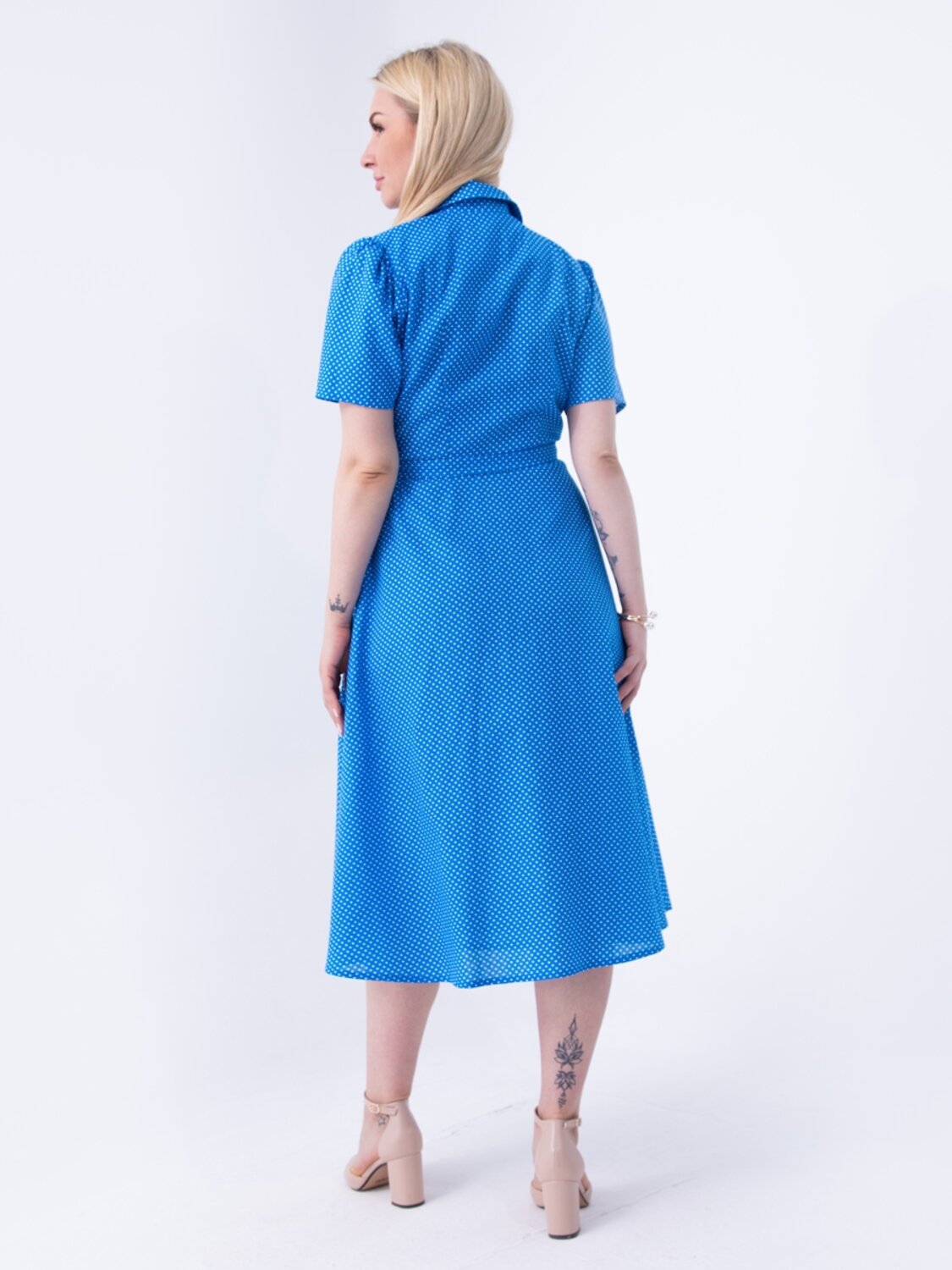 AandOstudio Платье 566165 П60011 василек