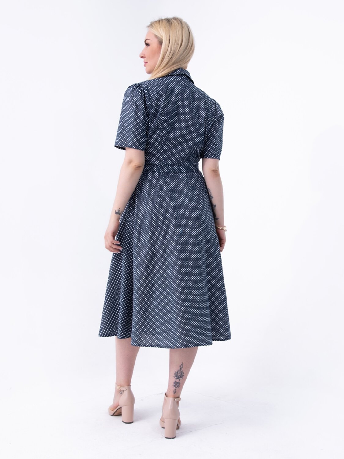 AandOstudio Платье 566166 П60011А темно-синий