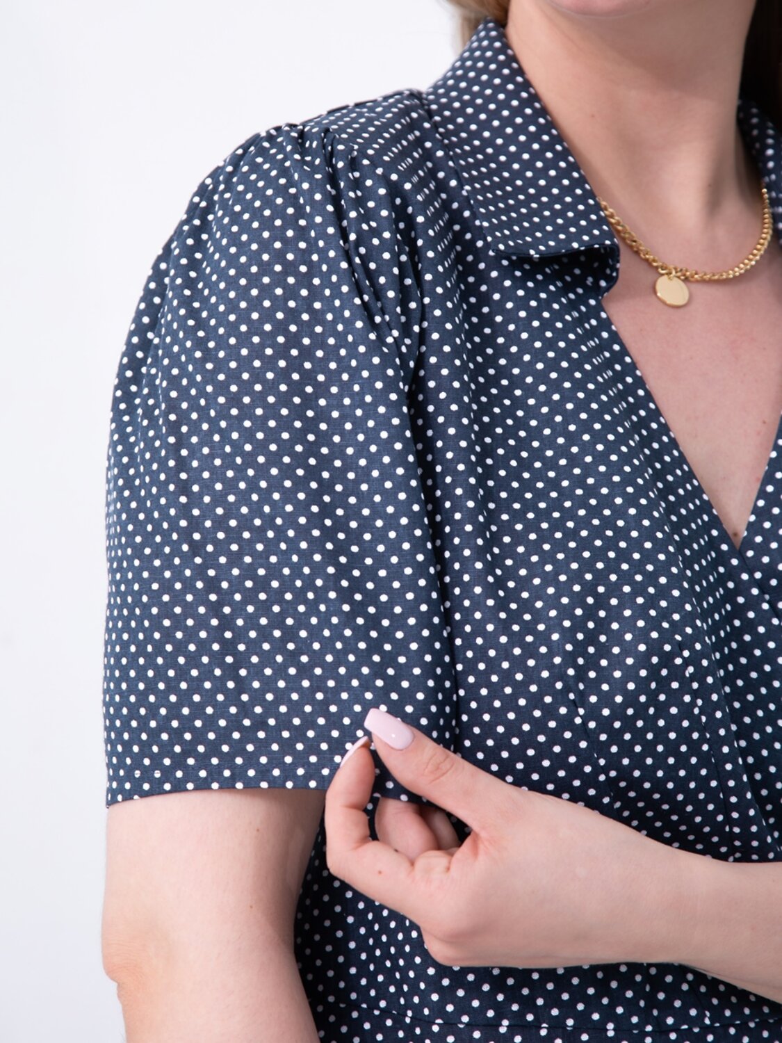 AandOstudio Платье 566166 П60011А темно-синий