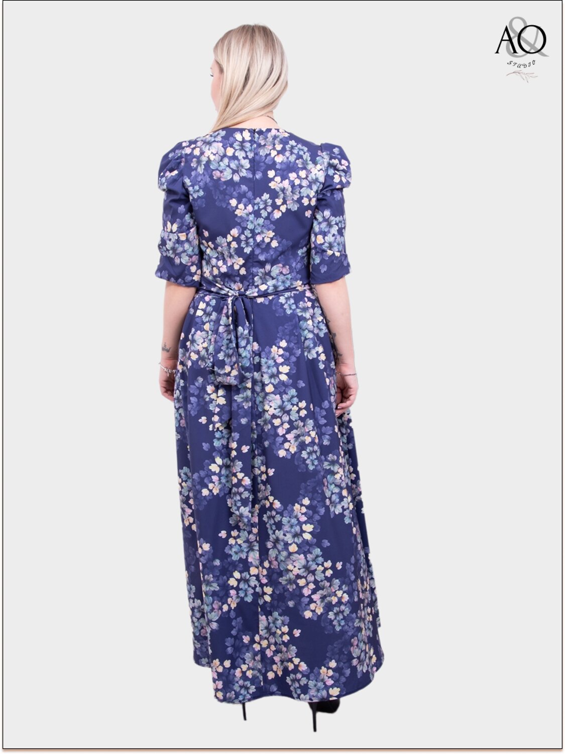 AandOstudio Платье 566168 П60017 синий