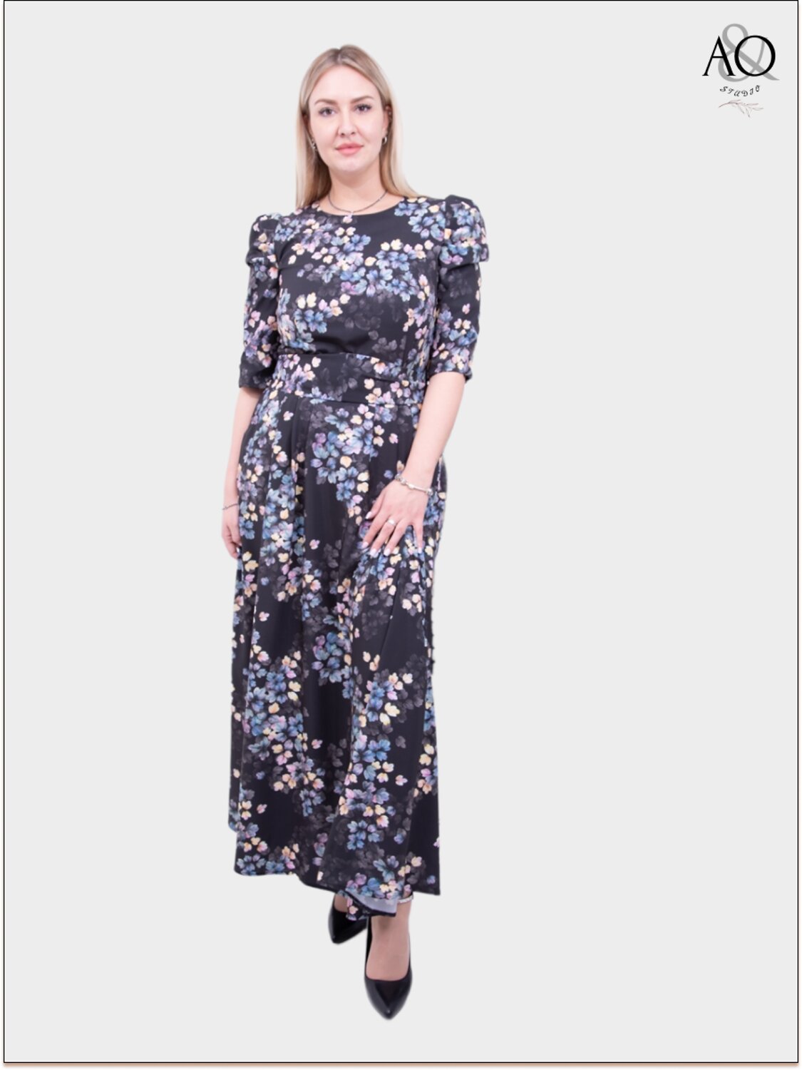 AandOstudio Платье 566169 П60017А черный