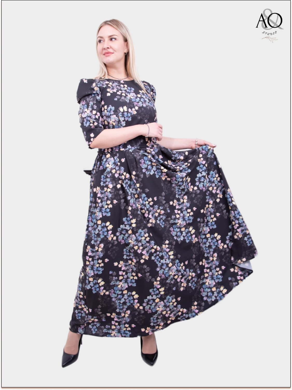 AandOstudio Платье 566169 П60017А черный